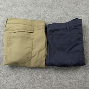 Weatherproof Pants Mens 40x32 Tan Blue Nylon Blend Tech Lot of 2 Straight Fit‎